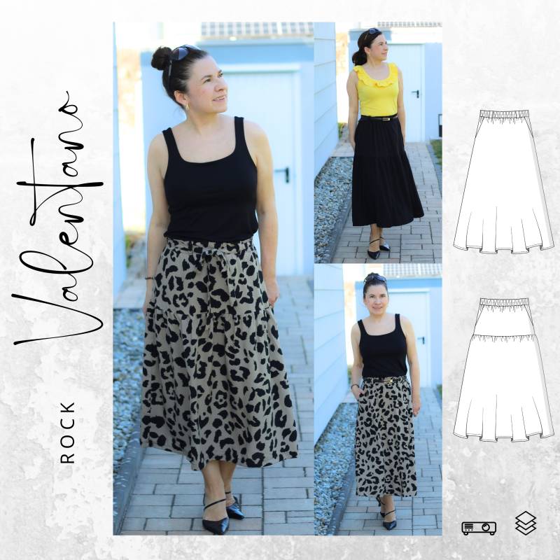 E-Book drei eM's Valentano Rock Damen von Stoffe Hemmers