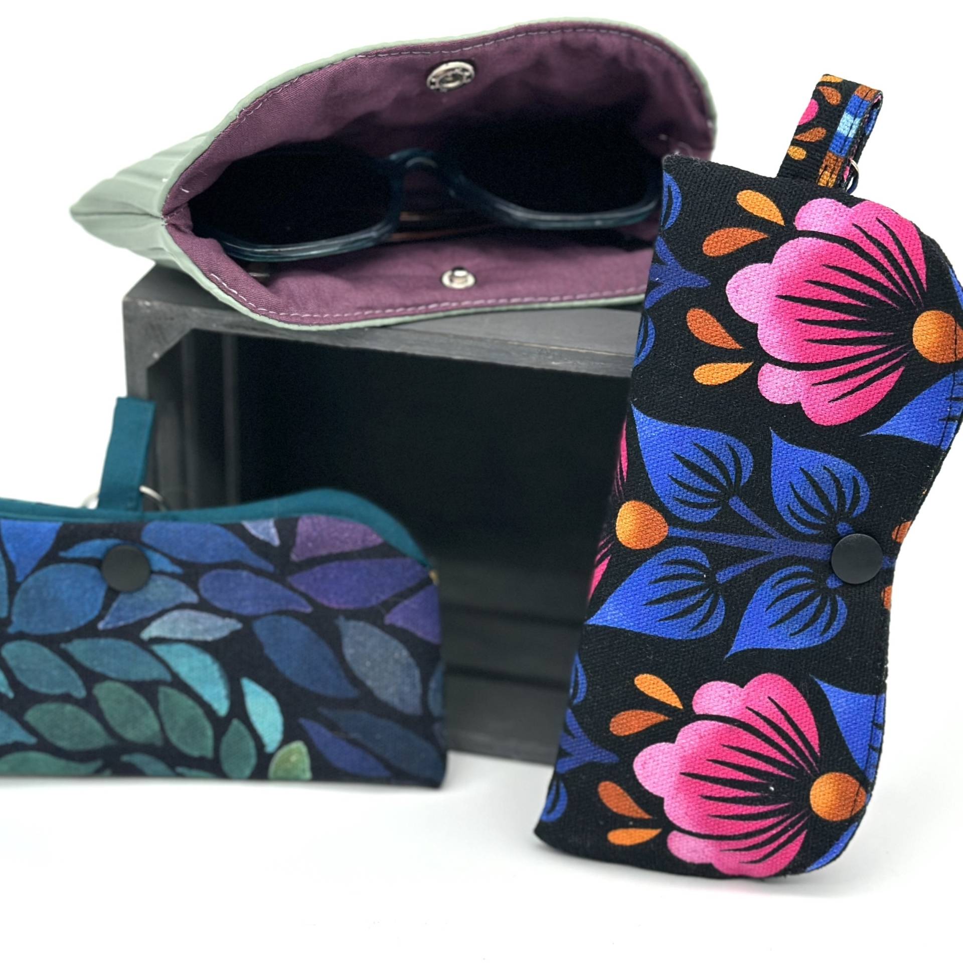 E-Book mīn ziarī Brillenetui Opti(k)mal von Stoffe Hemmers