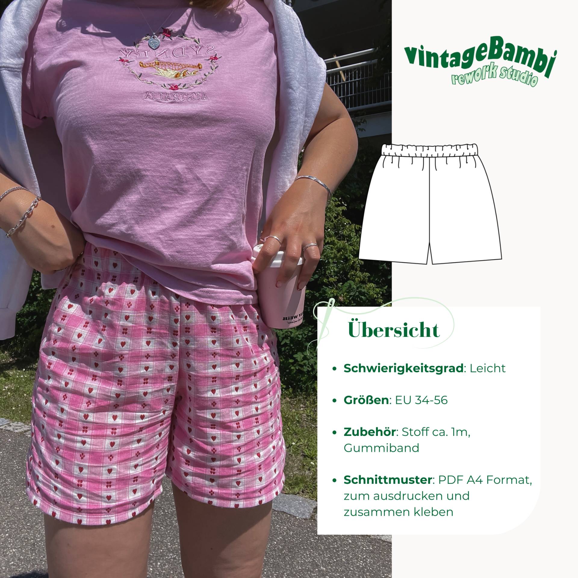 E-Book vintageBambi Lucy Shorts E-Book vintageBambi Lucy Shorts von Stoffe Hemmers
