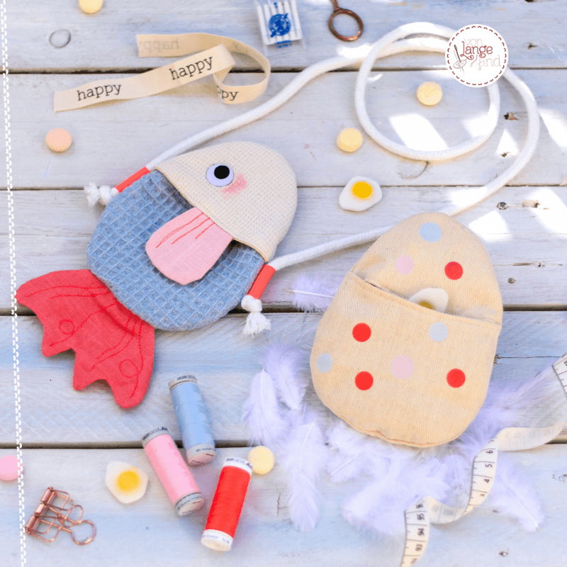 E-Book von Lange Hand Wendetasche Eierfisch & Osterei von Stoffe Hemmers