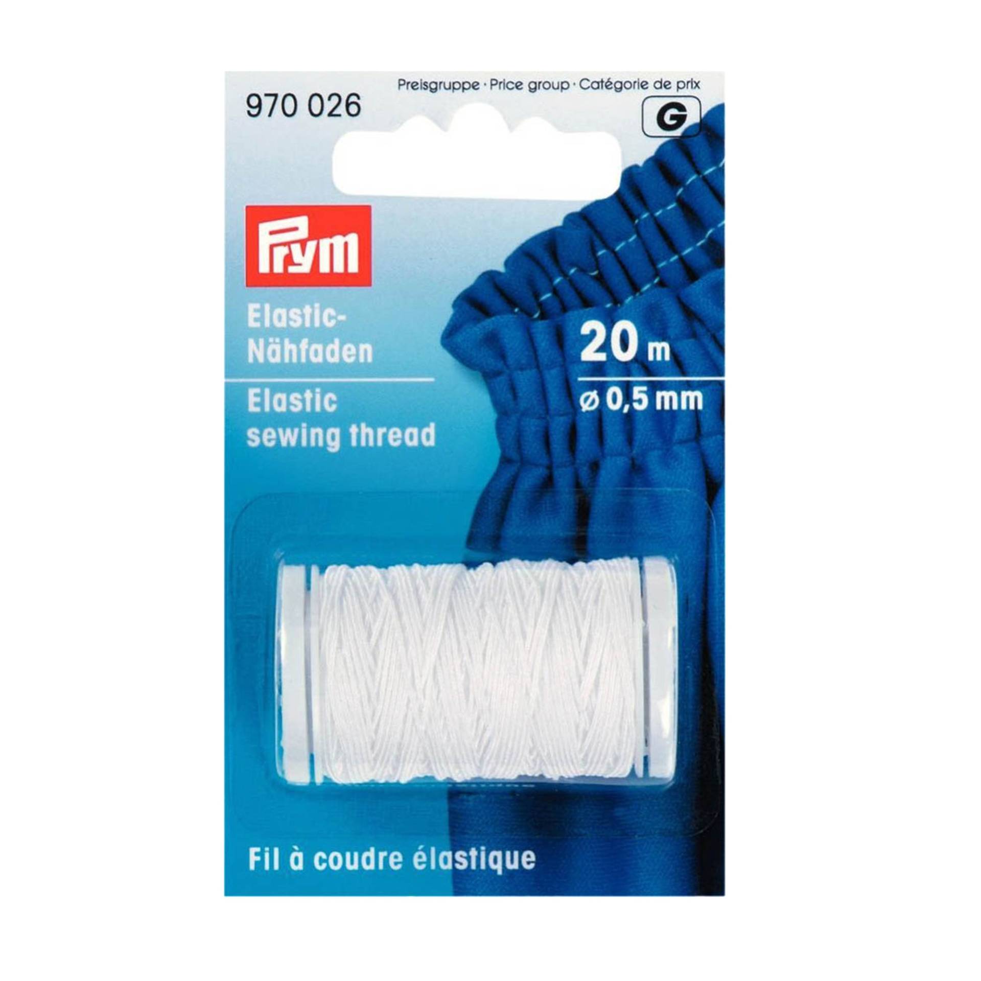 Elastic-Nähfaden weiss Elastic-Nähfaden weiss von Stoffe Hemmers