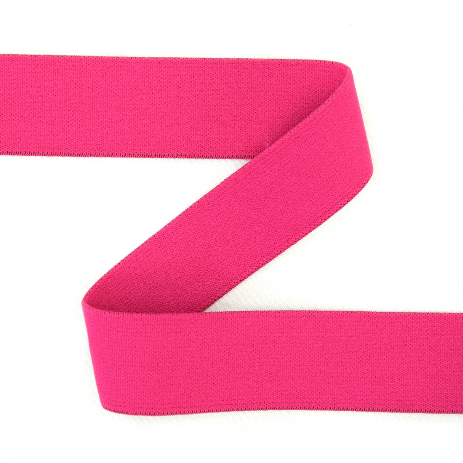Elastikband Colour Line, pink von Stoffe Hemmers