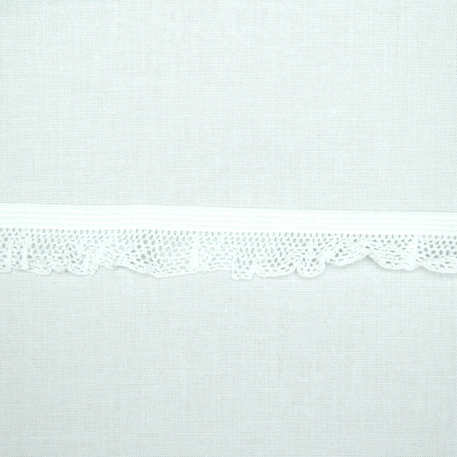 Elastisches Rüschenband, weiss Elastisches Rüschenband, weiss von Stoffe Hemmers
