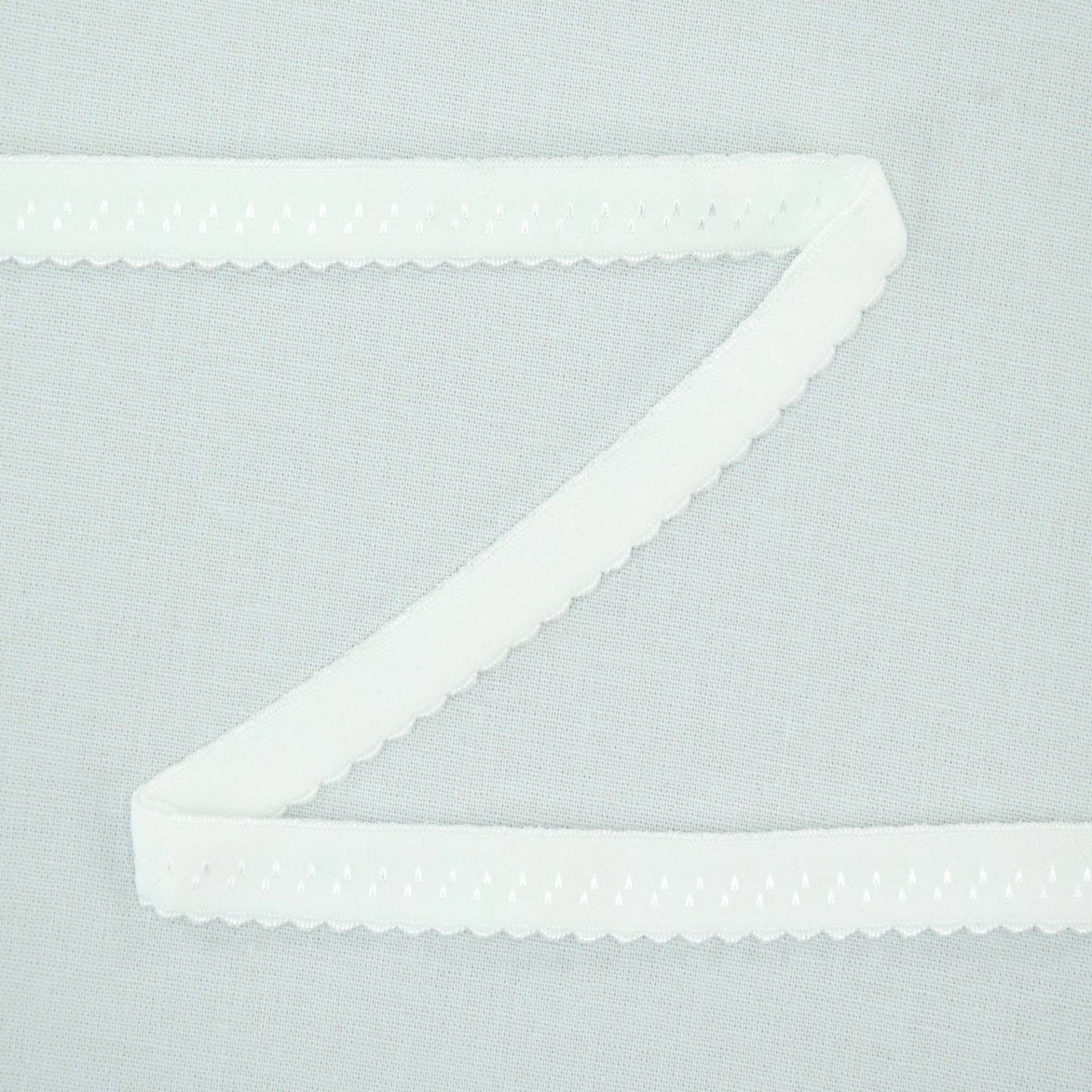 Elastisches Spitzen Einfassband mit Stickerei wollweiss 12 mm Elastisches Spitzen Einfassband mit Stickerei wollweiss 12 mm von Stoffe Hemmers