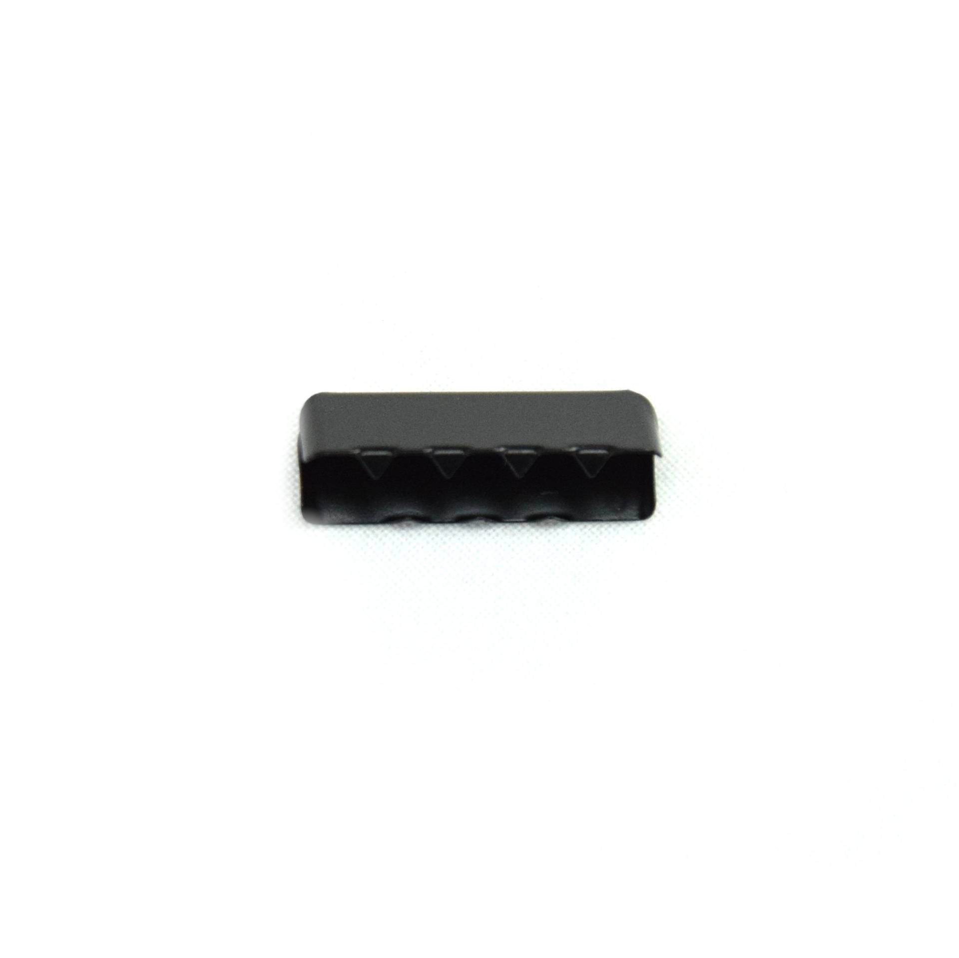 Endstücke für Gurtband 25 mm, matt schwarz Endstücke für Gurtband 25 mm, matt schwarz von Stoffe Hemmers
