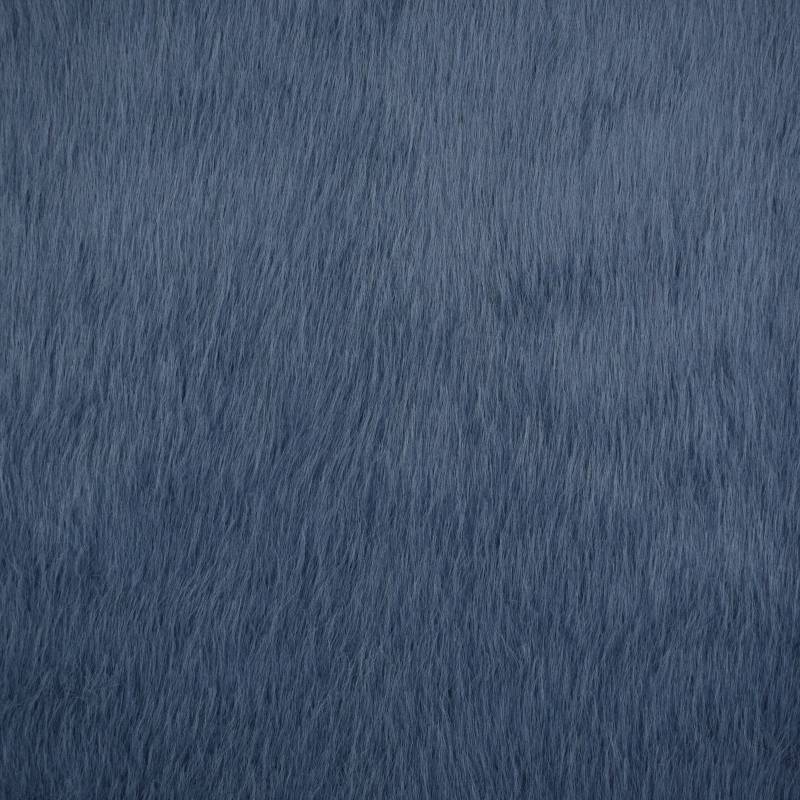 Faux Fell Leny, jeansblau von Stoffe Hemmers