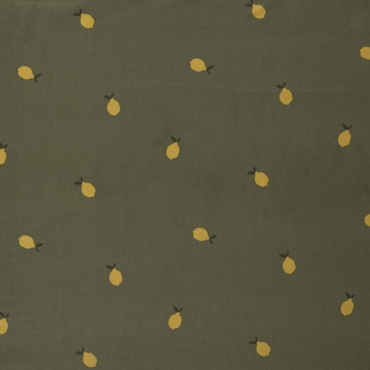 Feincord Citrus, khaki von Stoffe Hemmers