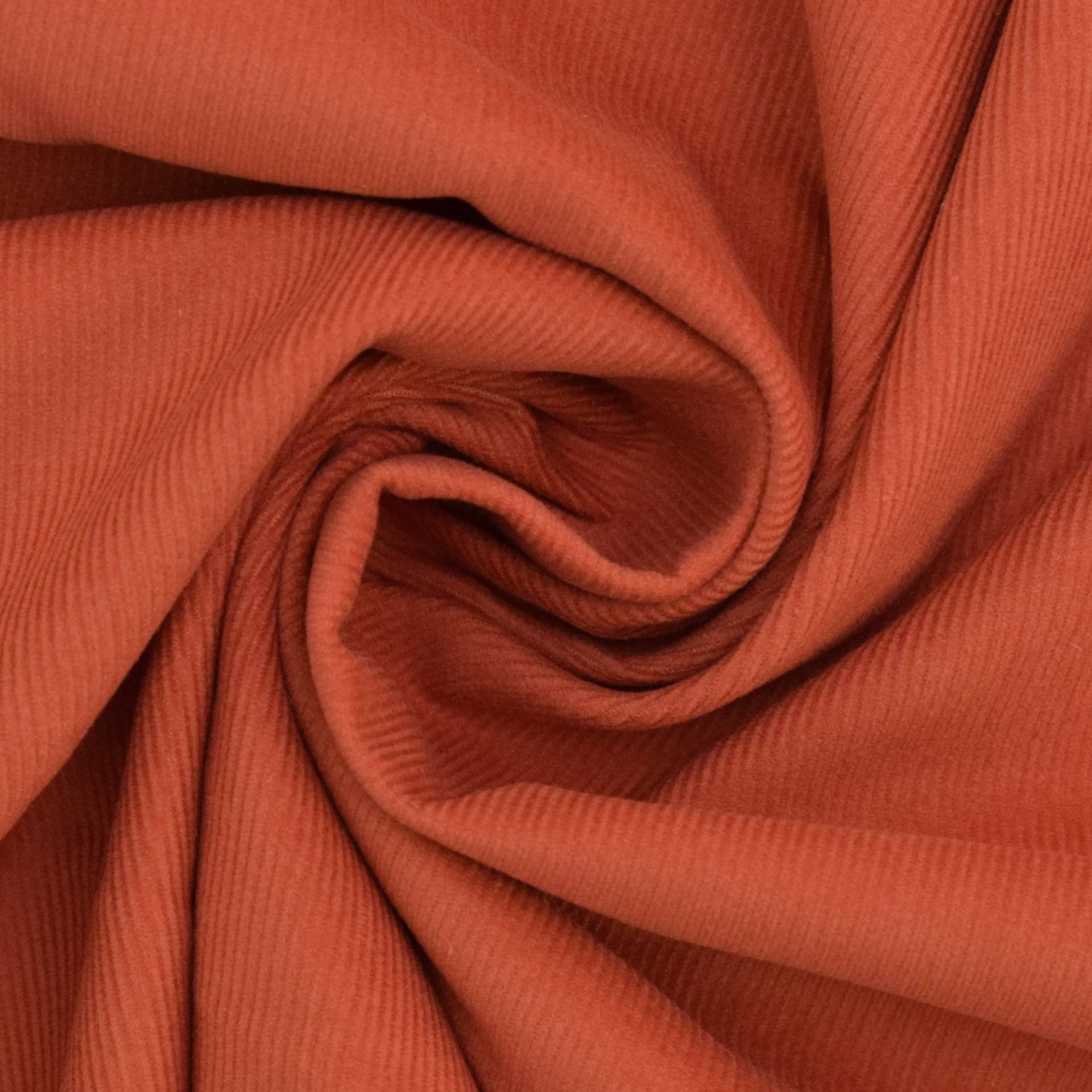Feincord Sopo, terracotta Feincord Sopo, terracotta von Stoffe Hemmers