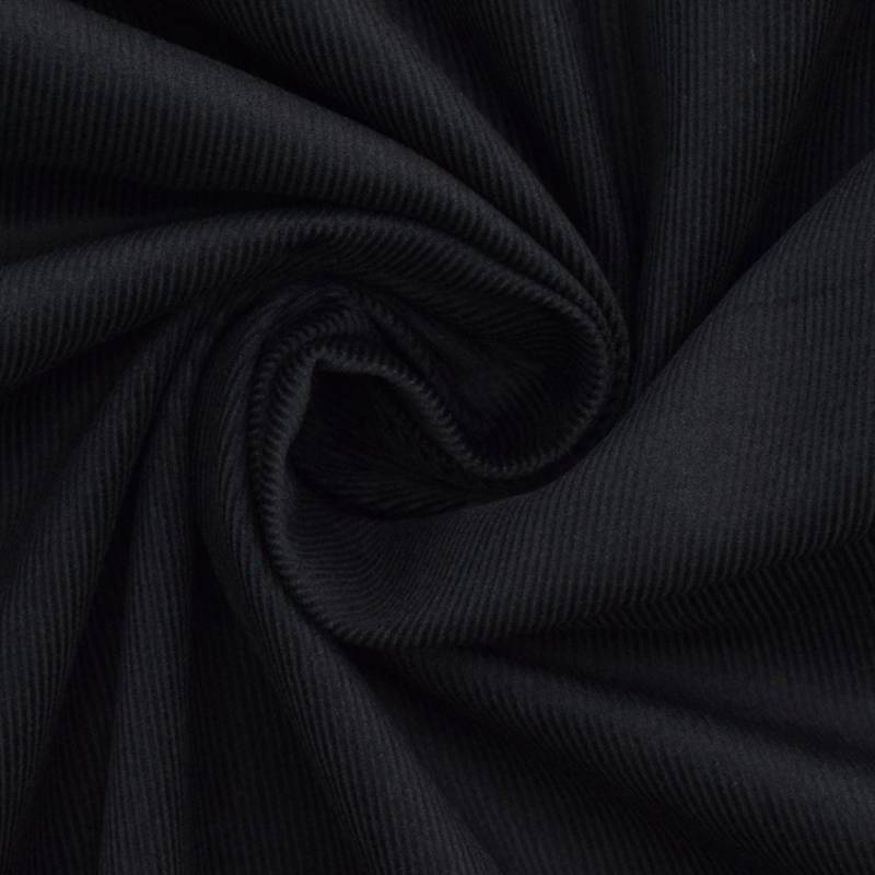 Feincord Sopo schwarz von Stoffe Hemmers