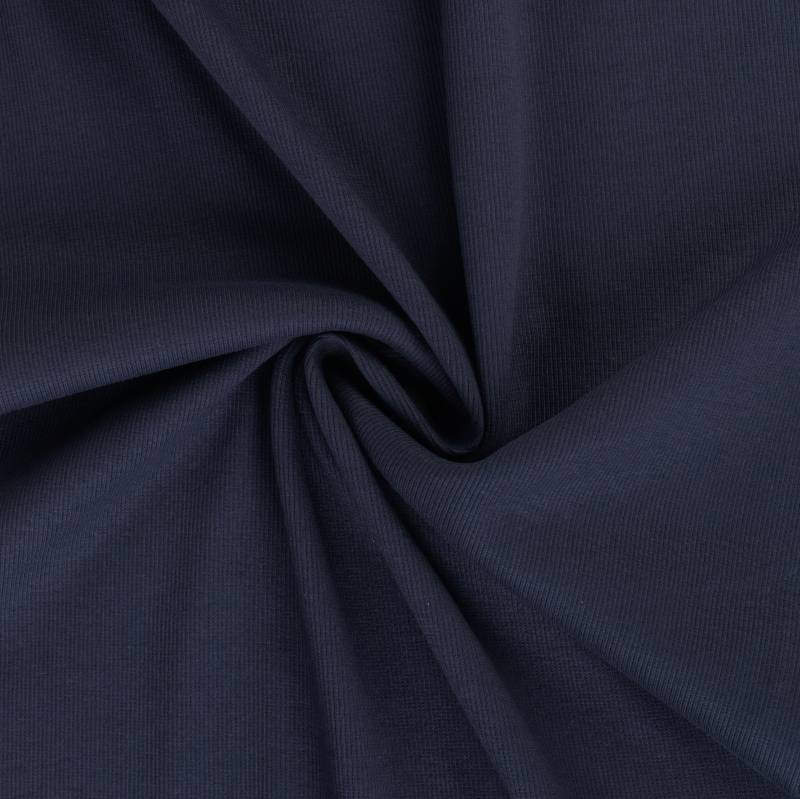 Feinrippbündchen 45 cm, dunkelblau Feinrippbündchen 45 cm, dunkelblau von Stoffe Hemmers