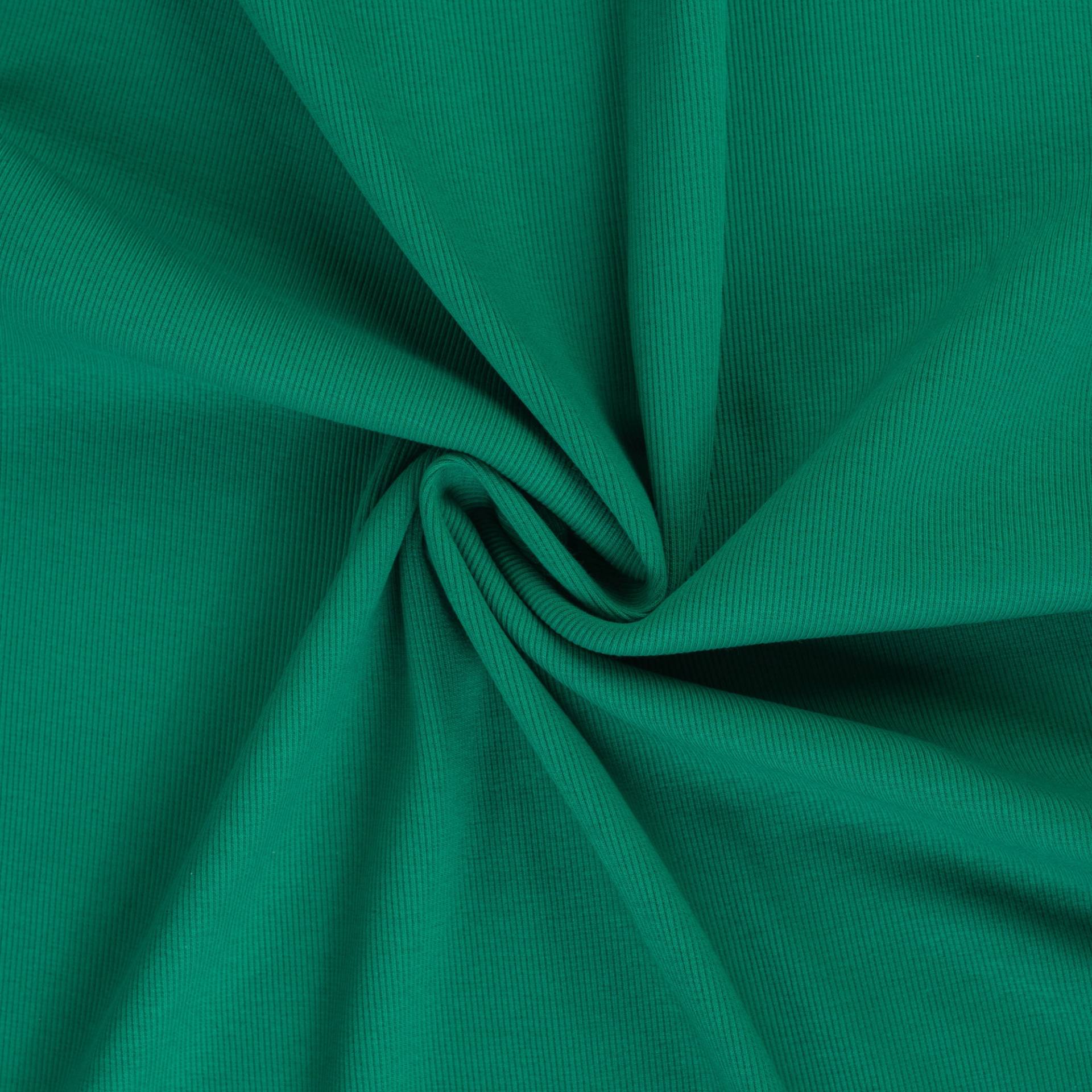 Feinrippbündchen 45 cm, grün Feinrippbündchen 45 cm, grün von Stoffe Hemmers