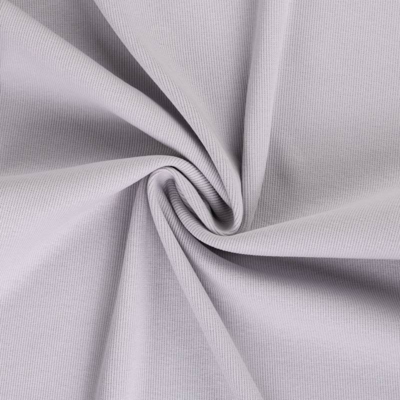 Feinrippbündchen 45 cm, silbergrau Feinrippbündchen 45 cm, silbergrau von Stoffe Hemmers