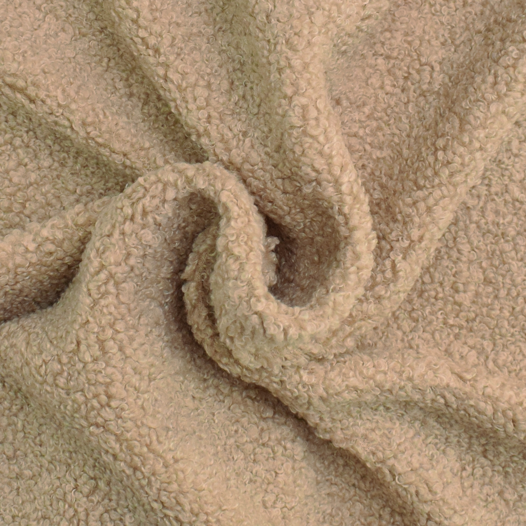 Feinstrick Bouclé uni, beige Feinstrick Bouclé uni, beige von Stoffe Hemmers