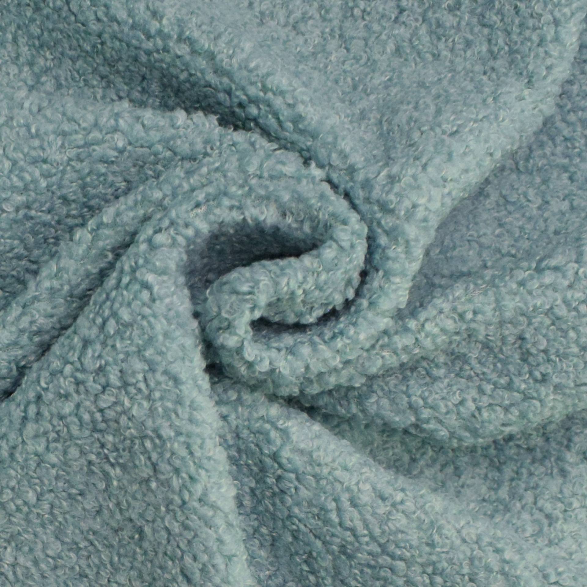 Feinstrick Bouclé uni, hellblau Feinstrick Bouclé uni, hellblau von Stoffe Hemmers