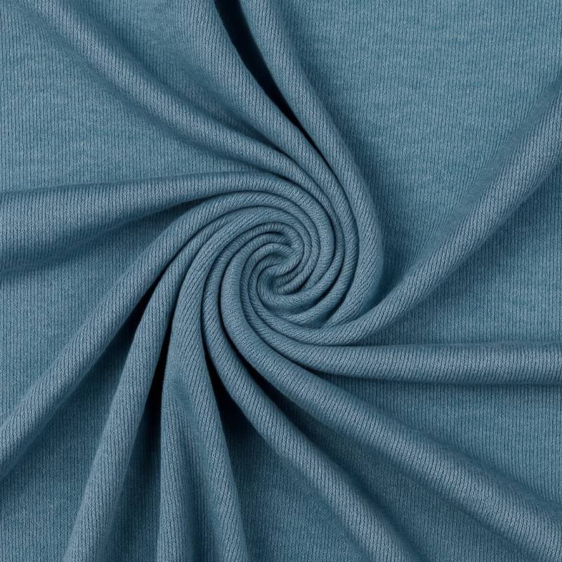 Feinstrickjersey Claire, jeansblau von Stoffe Hemmers
