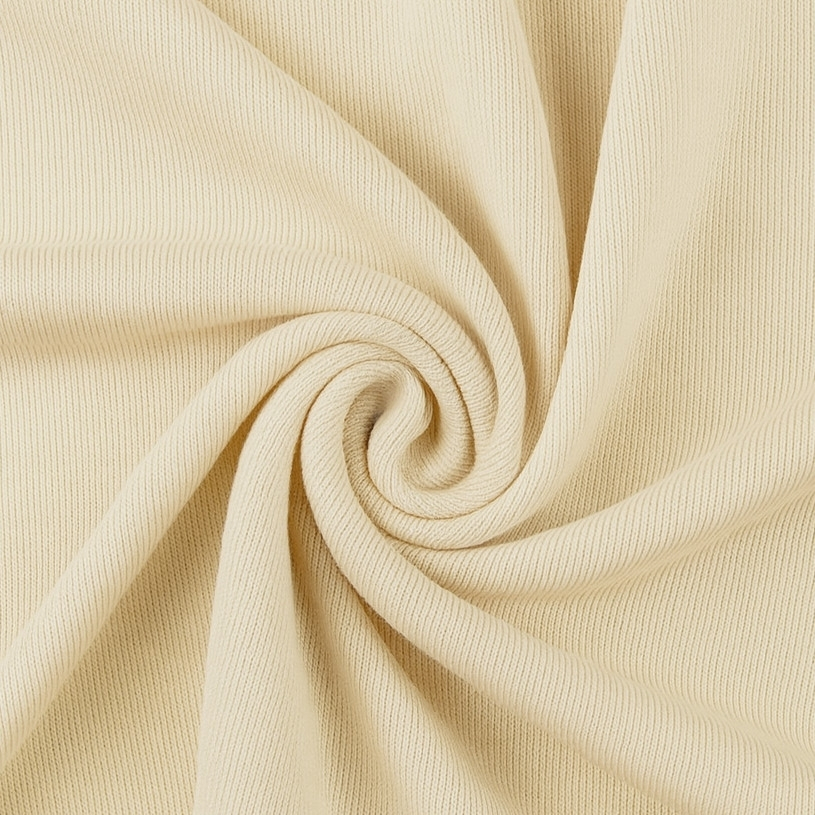 Feinstrickjersey Claire, wollweiß Feinstrickjersey Claire, wollweiß von Stoffe Hemmers