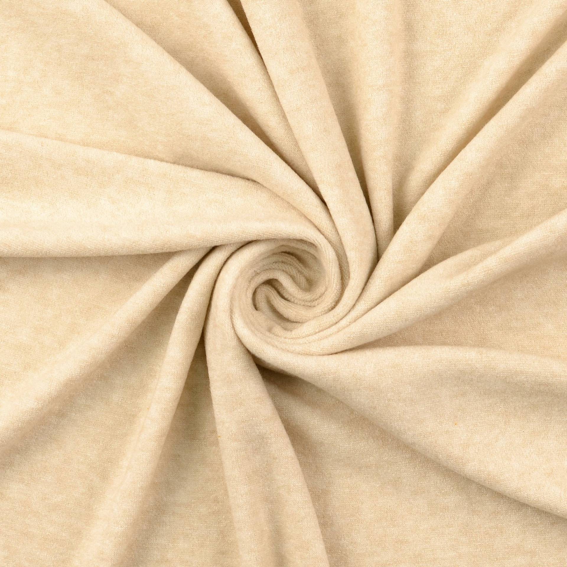 Feinstrickjersey Melange, creme Feinstrickjersey Melange, creme von Stoffe Hemmers