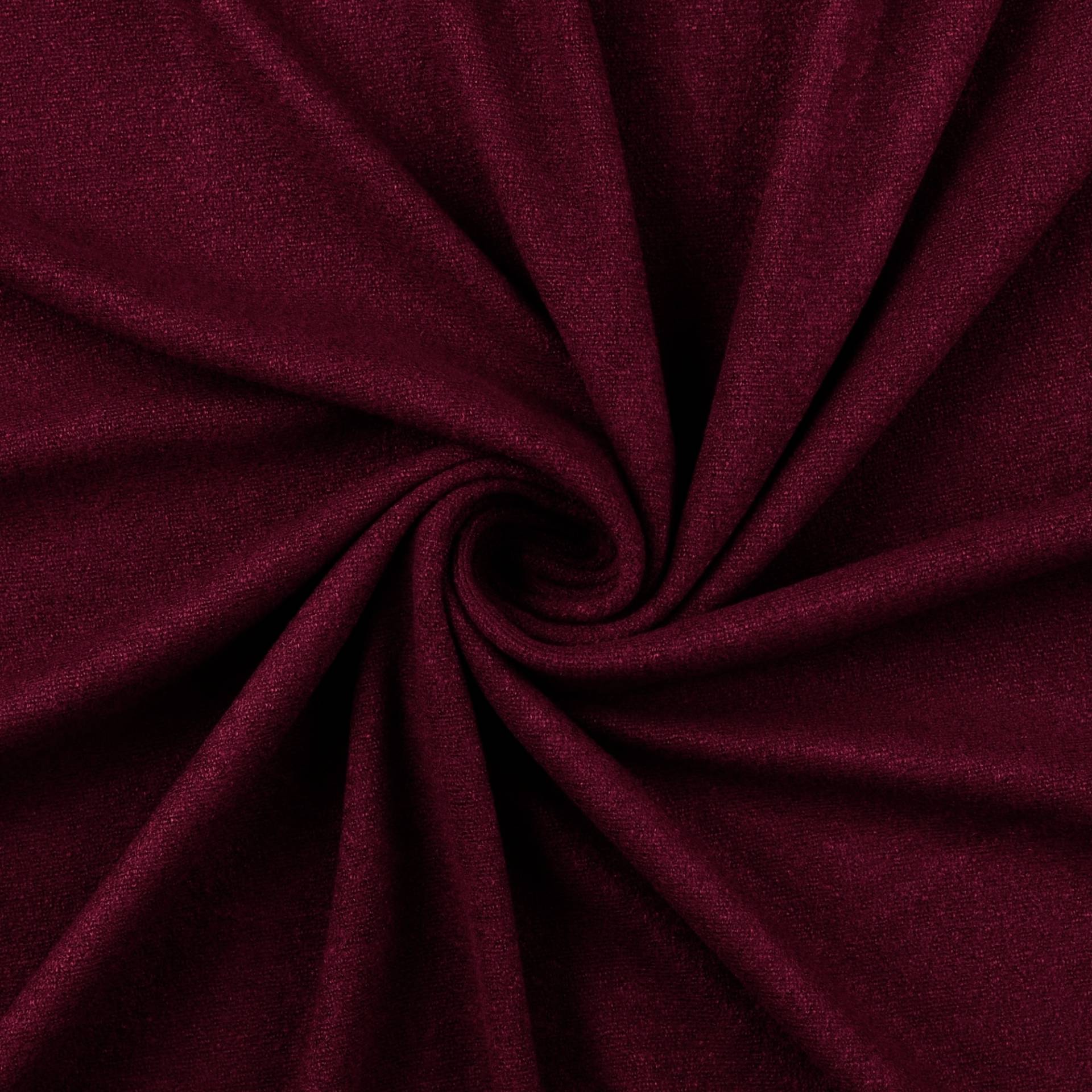 Feinstrickjersey Melange, weinrot von Stoffe Hemmers