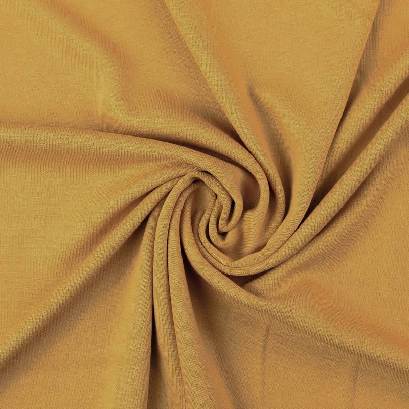 Feinstrickjersey Mirella, senfgelb Feinstrickjersey Mirella, senfgelb von Stoffe Hemmers