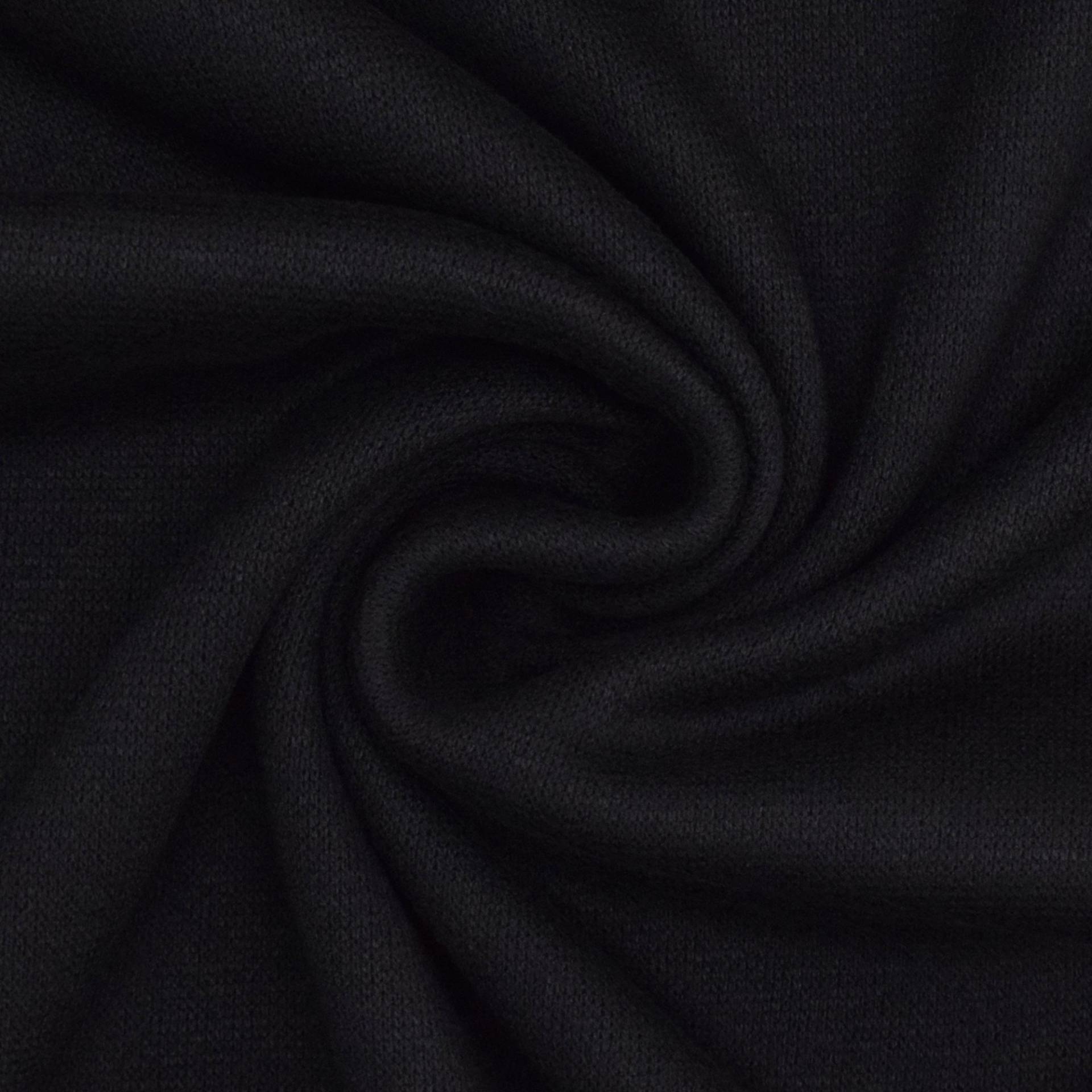 Feinstrickstoff Doubleface Lia, schwarz Feinstrickstoff Doubleface Lia, schwarz von Stoffe Hemmers