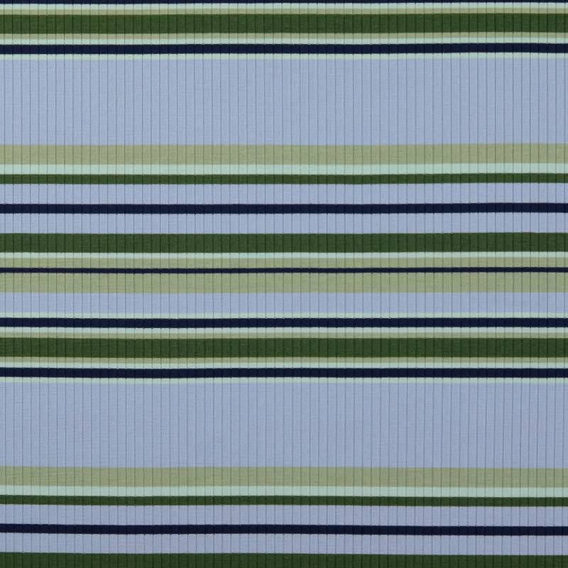Feinstrickstoff gerippt Stripes, blau Feinstrickstoff gerippt Stripes, blau von Stoffe Hemmers