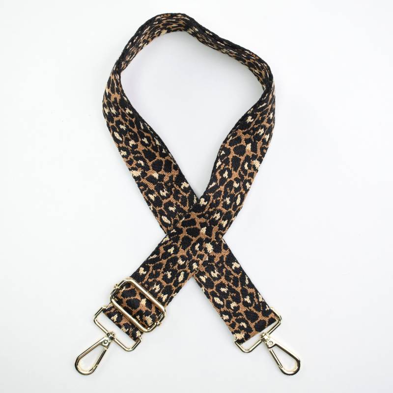 Fertiger Taschengurt Leo 40mm, braun Fertiger Taschengurt Leo 40mm, braun von Stoffe Hemmers