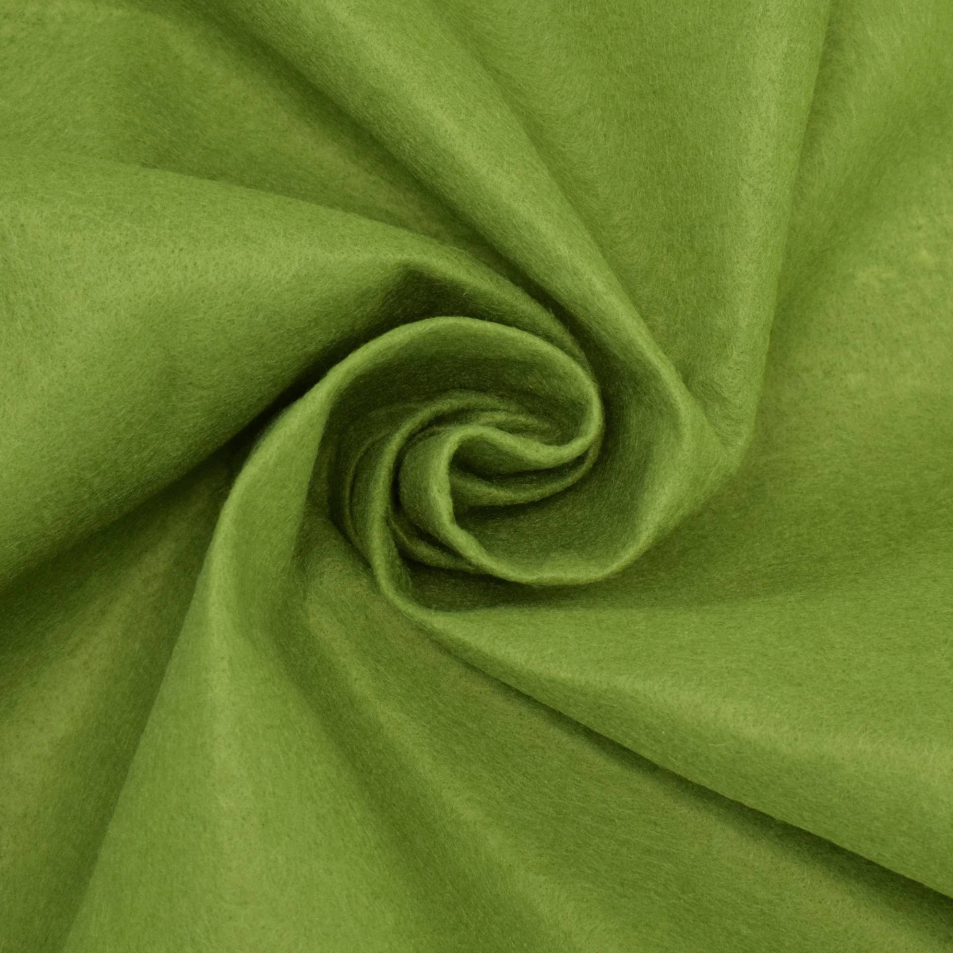 Filz, 1 mm, 90 cm breit, mittelgrün Filz, 1 mm, 90 cm breit, mittelgrün von Stoffe Hemmers