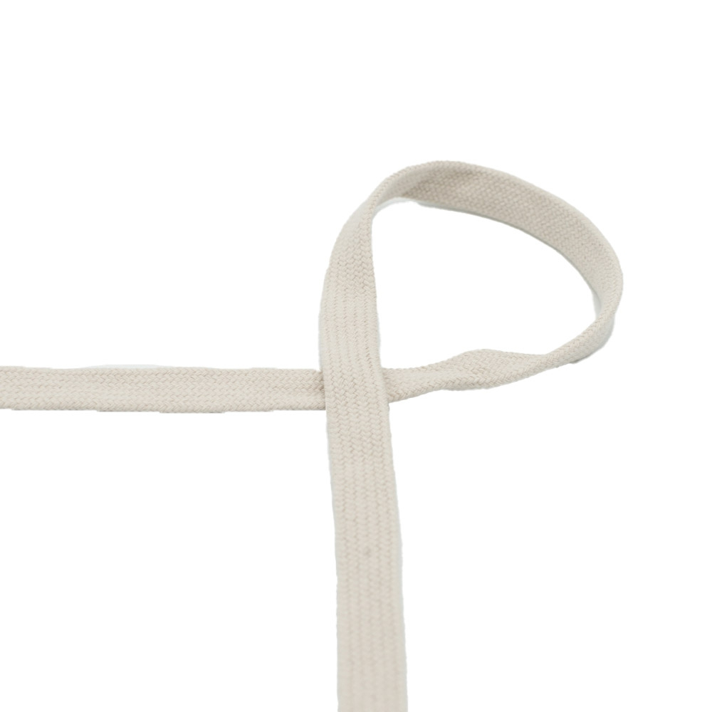 Flachkordel 15 mm, beige Flachkordel 15 mm, beige von Stoffe Hemmers