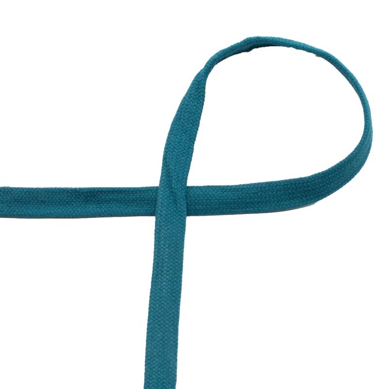 Flachkordel 15 mm, petrol Flachkordel 15 mm, petrol von Stoffe Hemmers