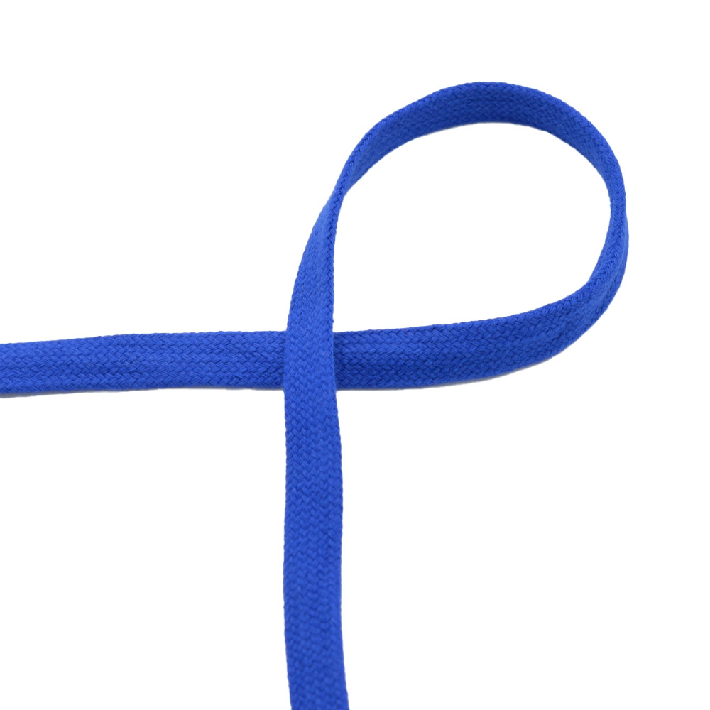 Flachkordel 15 mm, royalblau von Stoffe Hemmers