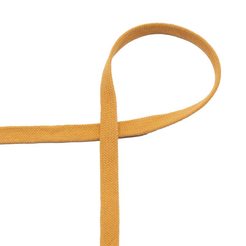 Flachkordel 15 mm, senfgelb Flachkordel 15 mm, senfgelb von Stoffe Hemmers