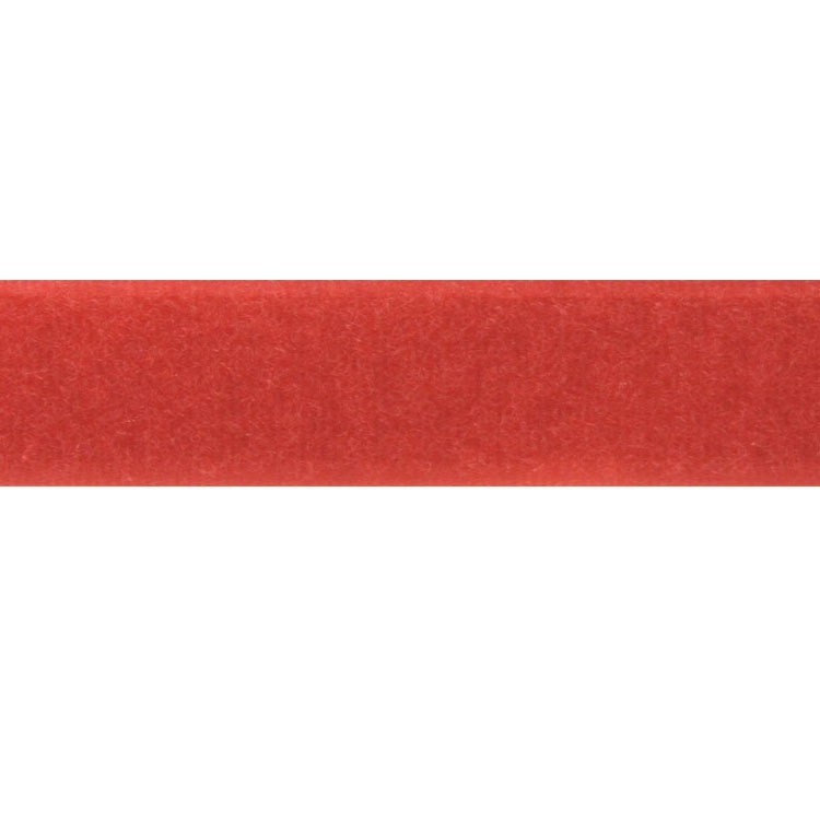 Flauschband, 25 mm, rot von Stoffe Hemmers