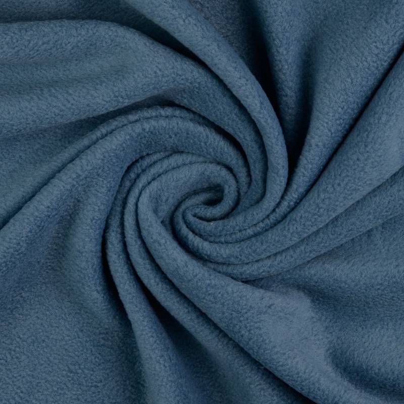 Fleece Antipilling, taubenblau von Stoffe Hemmers