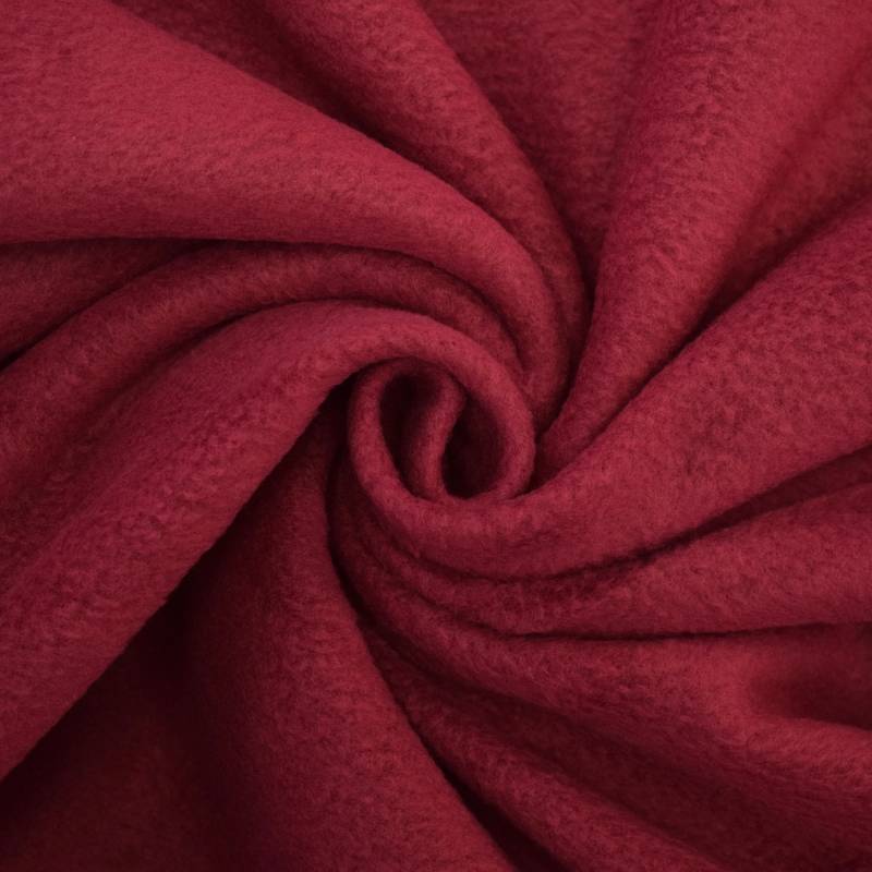 Fleece Antipilling bordeaux von Stoffe Hemmers