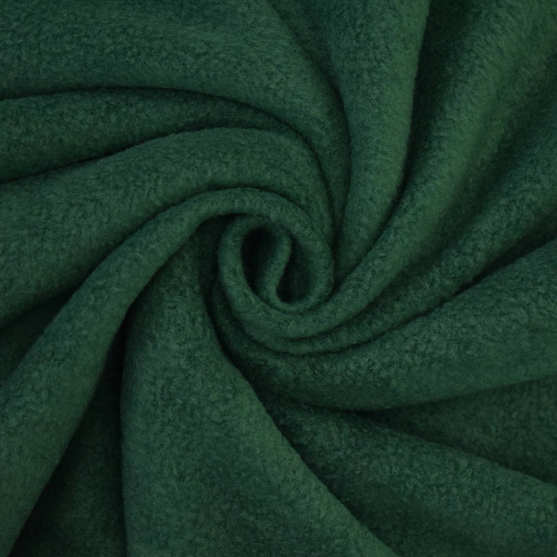 Fleece Antipilling dunkelgrün von Stoffe Hemmers