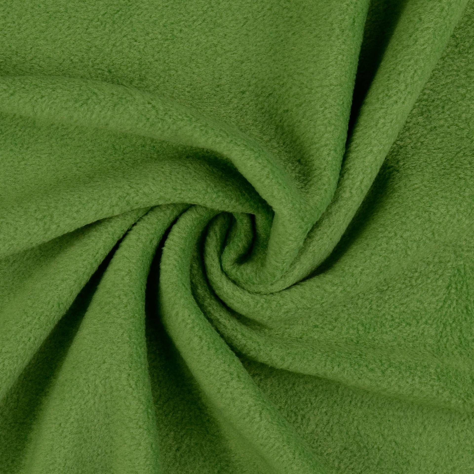 Fleece Antipilling grasgrün von Stoffe Hemmers