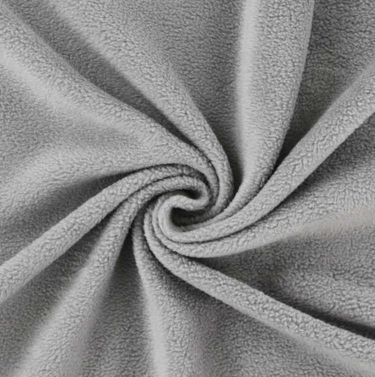 Fleece Antipilling grau von Stoffe Hemmers
