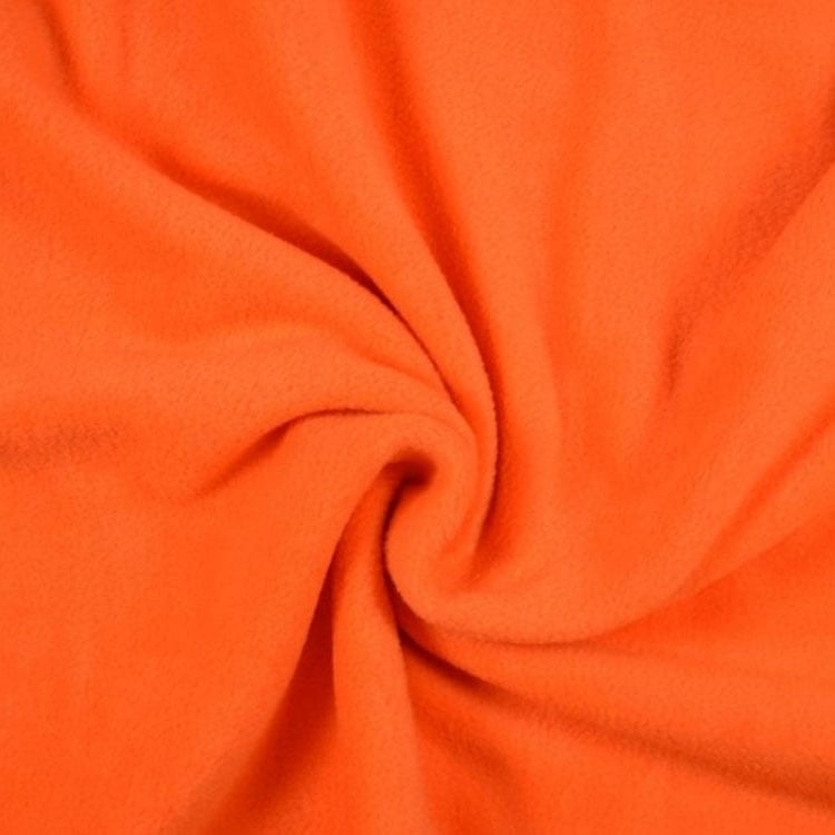 Fleece Antipilling hellorange von Stoffe Hemmers