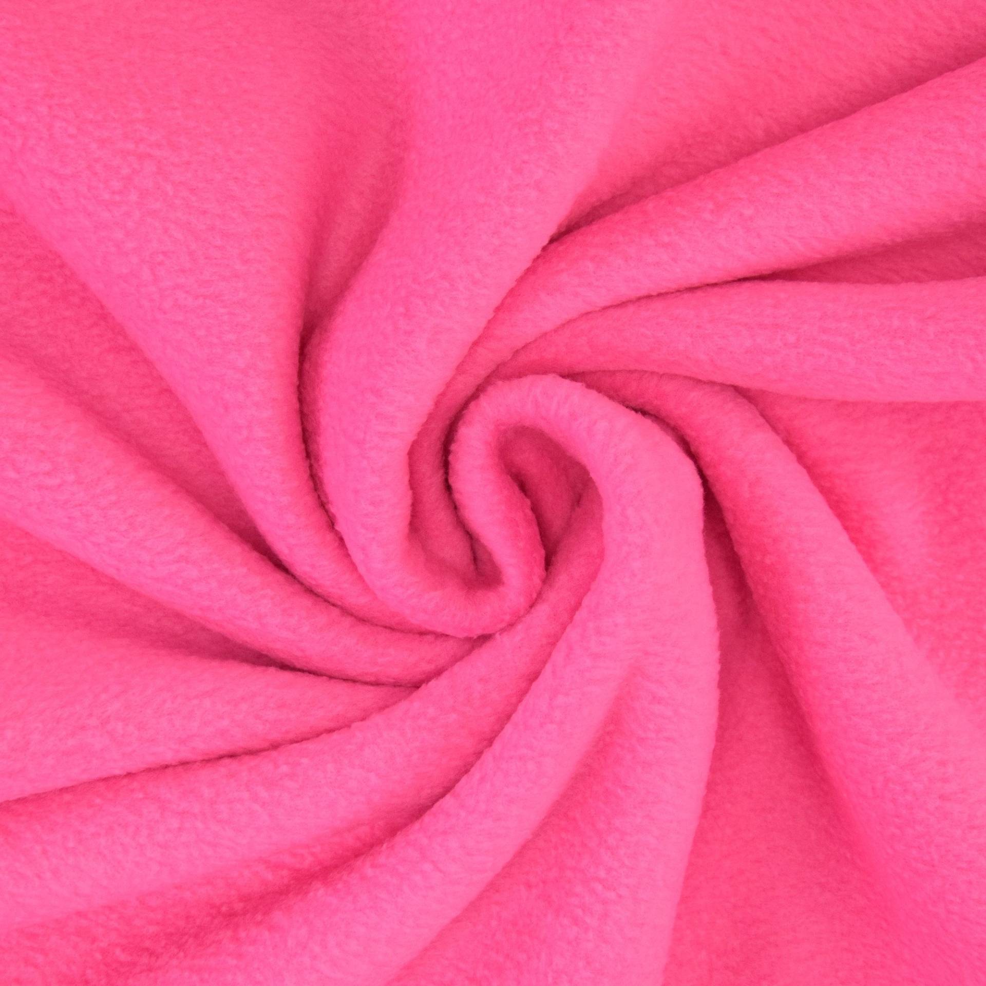 Fleece Antipilling leuchtpink von Stoffe Hemmers