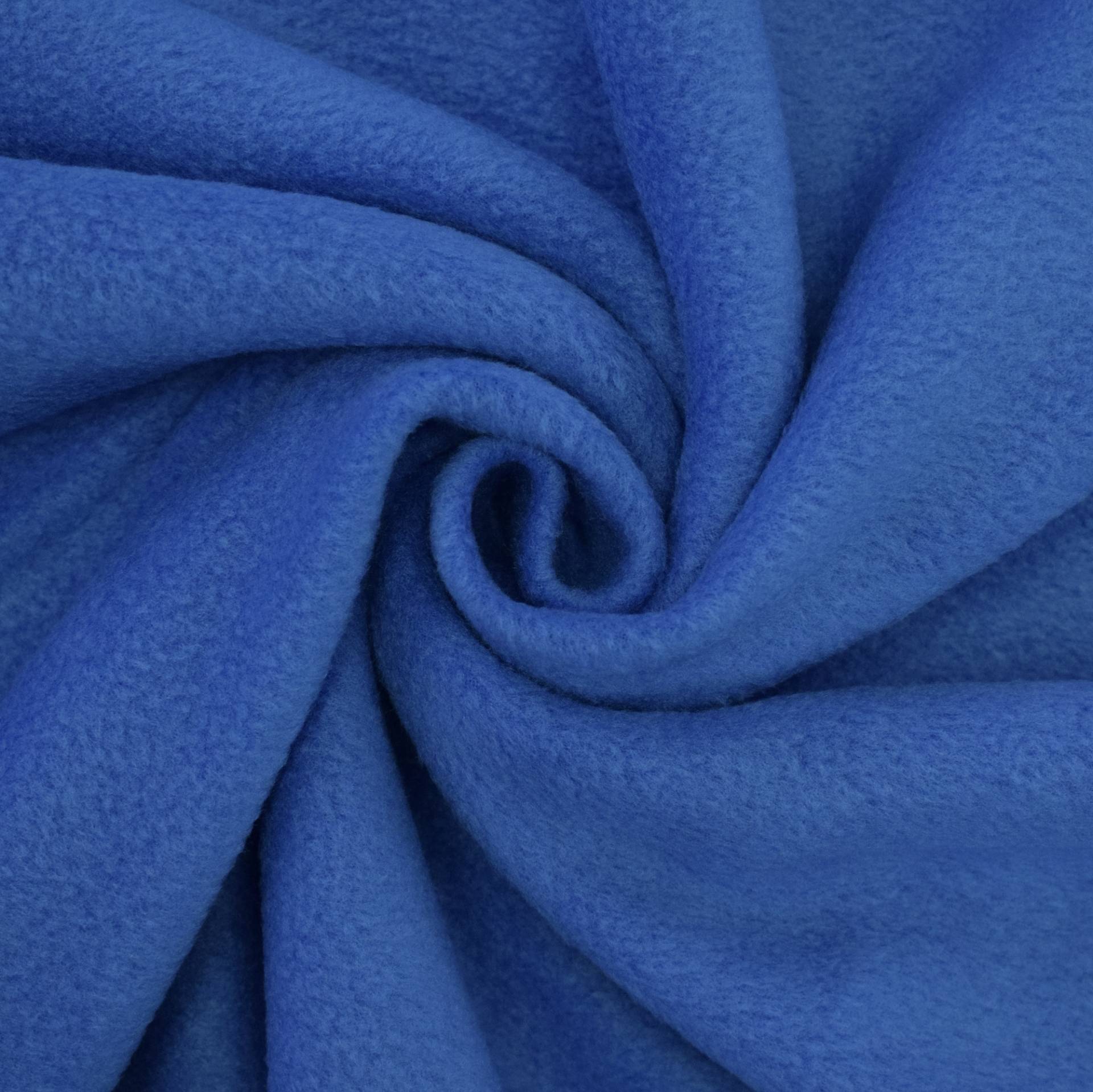 Fleece Antipilling royalblau von Stoffe Hemmers
