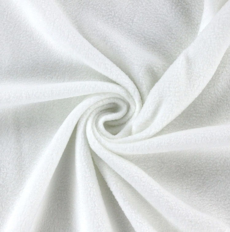 Fleece Antipilling weiss von Stoffe Hemmers