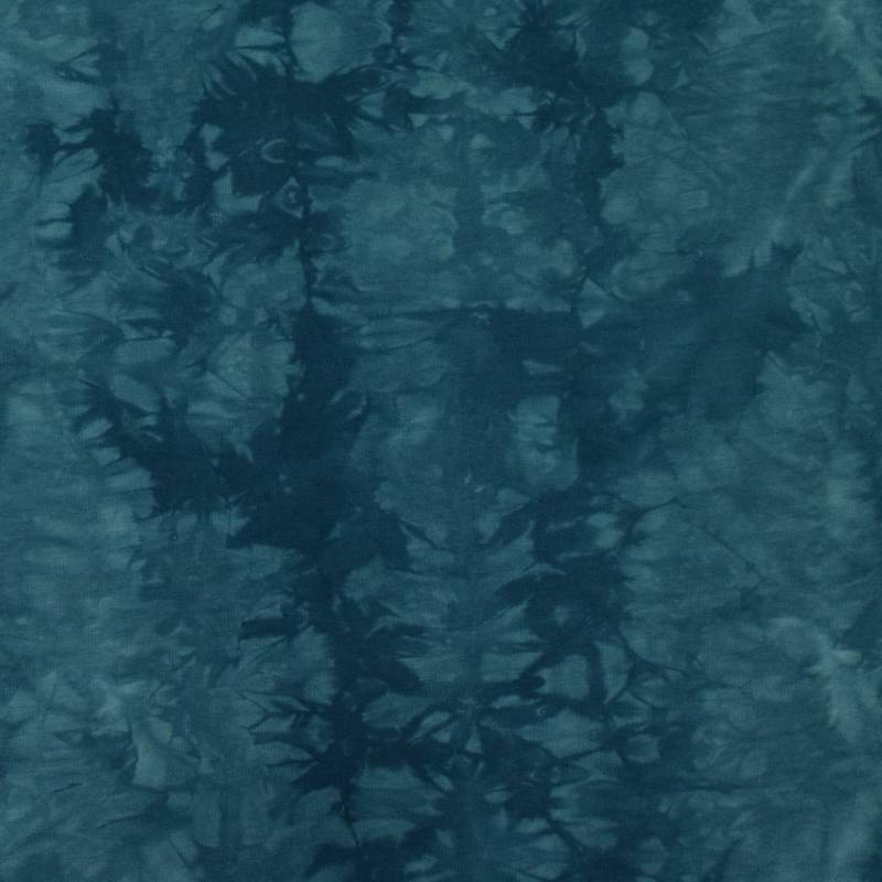 French Terry Batik, petrol French Terry Batik, petrol von Stoffe Hemmers