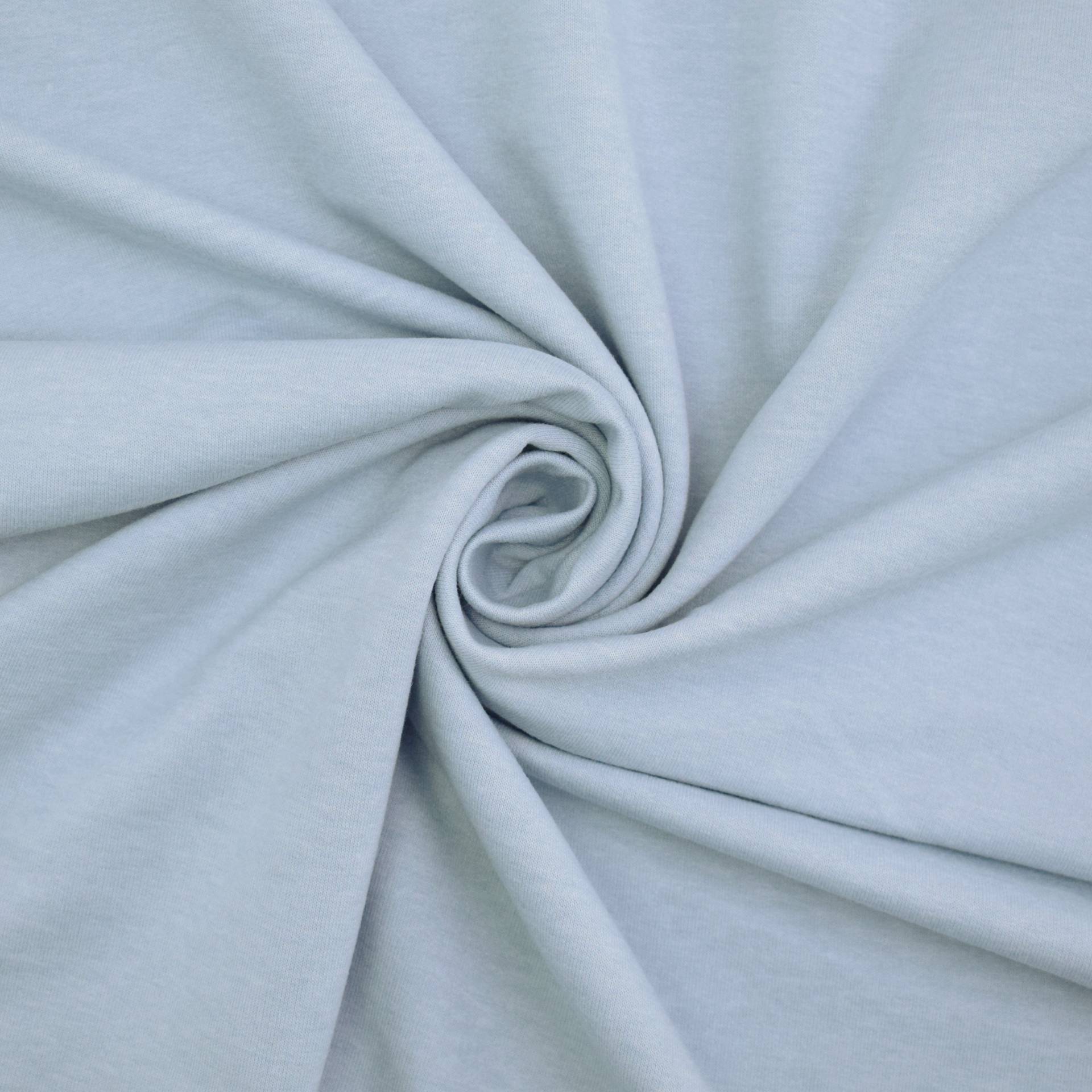 French Terry Pastell, hellblau French Terry Pastell, hellblau von Stoffe Hemmers