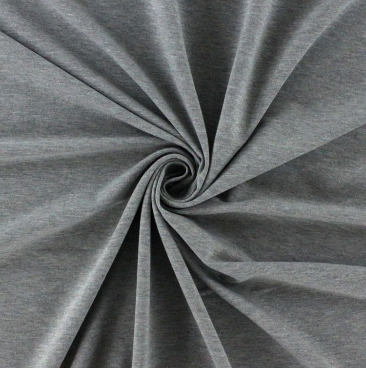 French Terry uni, grau French Terry uni, grau von Stoffe Hemmers