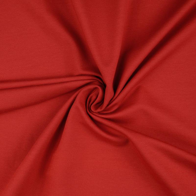 French Terry uni, rot French Terry uni, rot von Stoffe Hemmers