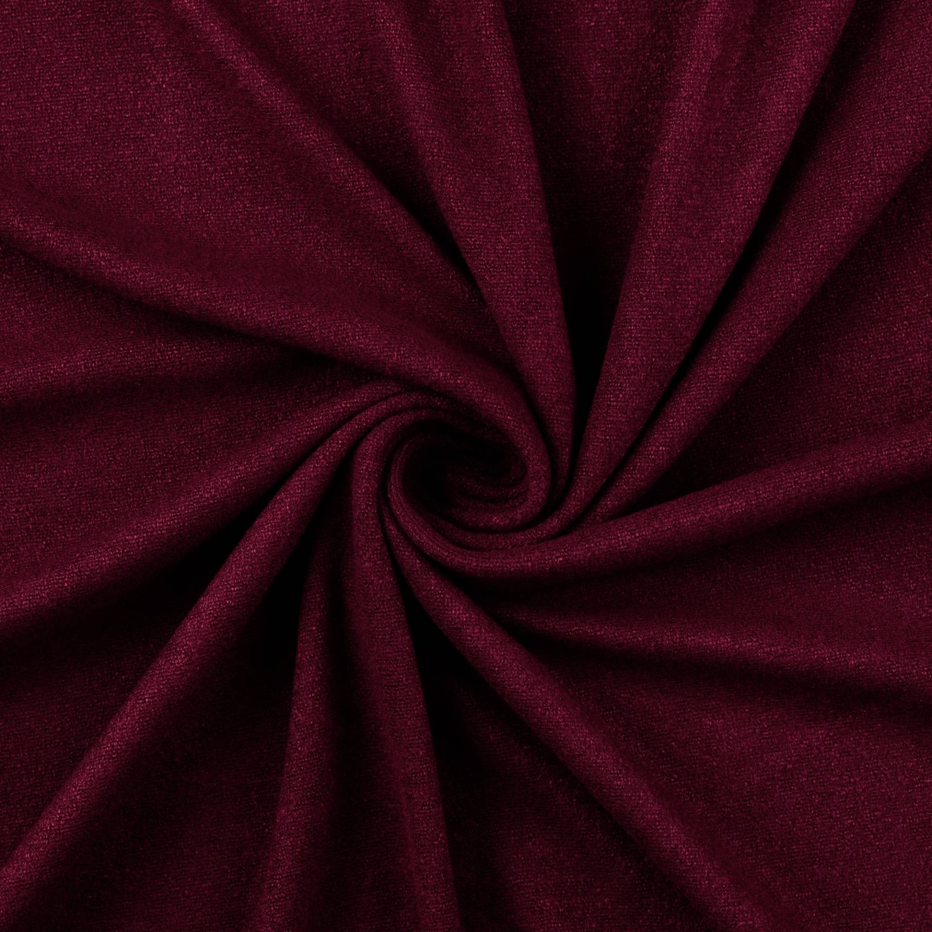 Feinstrickjersey Melange, weinrot von Stoffe Hemmers