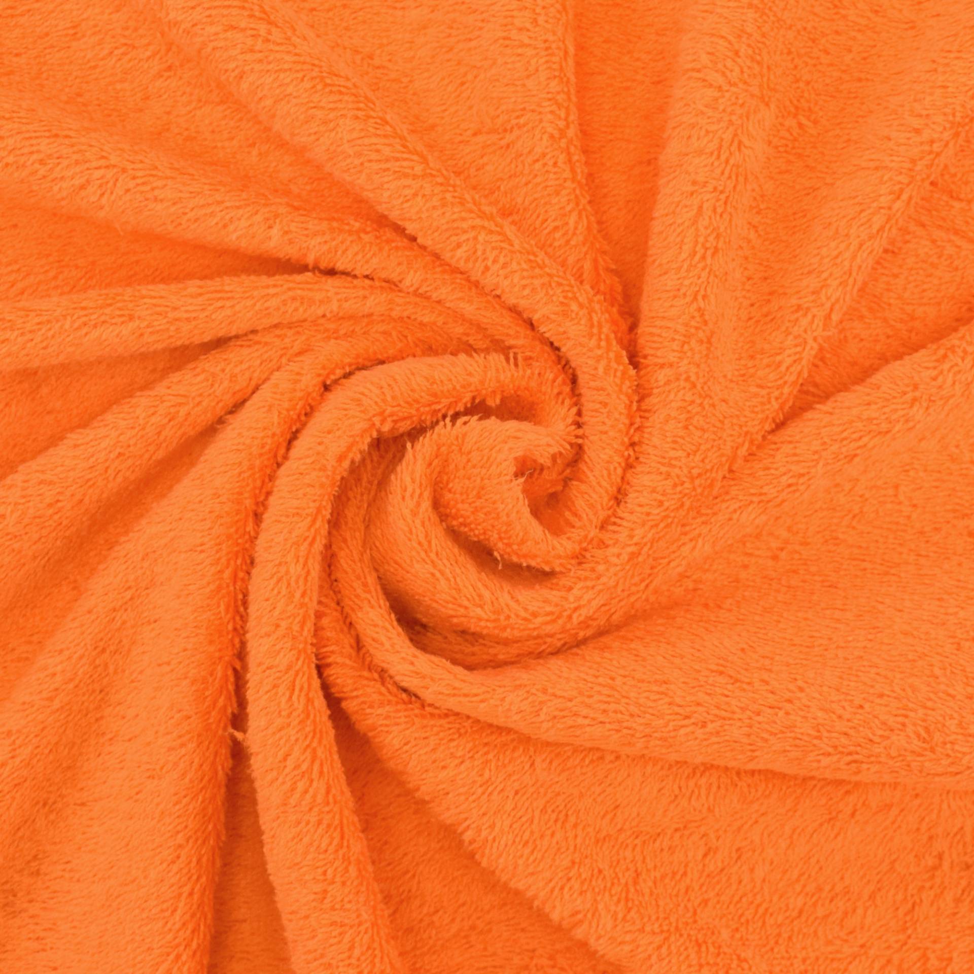 Frotteestoff orange Frotteestoff orange von Stoffe Hemmers