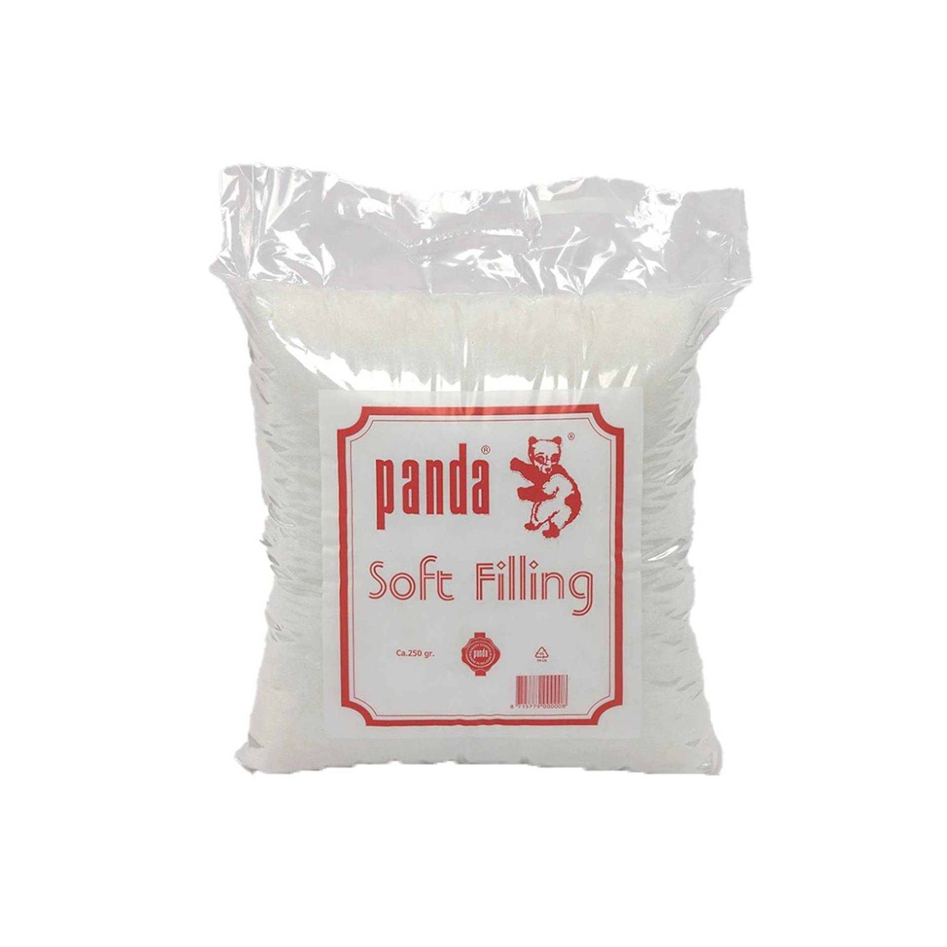 Füllwatte Panda weiss 250g von Stoffe Hemmers