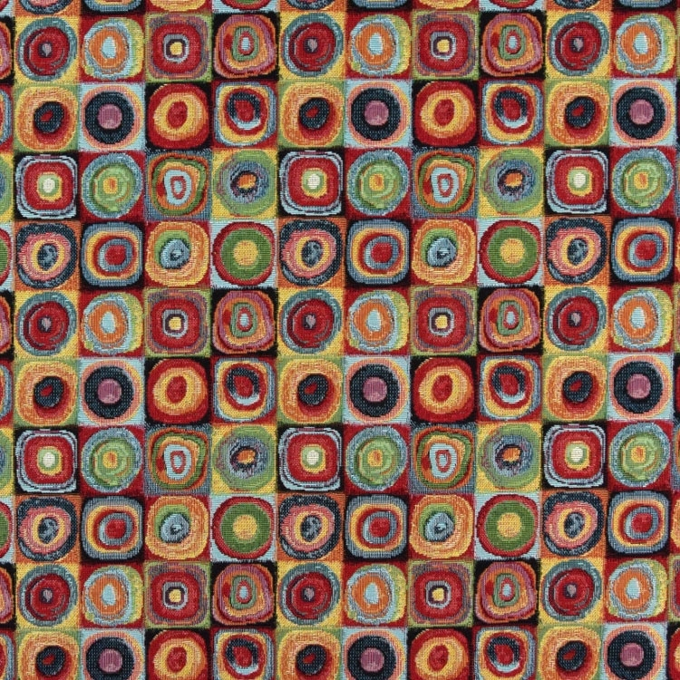 Dekostoff Gobelin Colorful Circles von Stoffe Hemmers