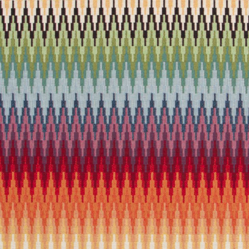 Dekostoff Gobelinstoff Colorful Zig Zag von Stoffe Hemmers